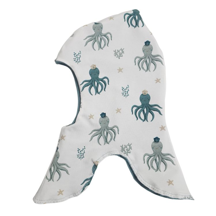 Schlupfmütze Küstenkind Oktopus (innen mint)